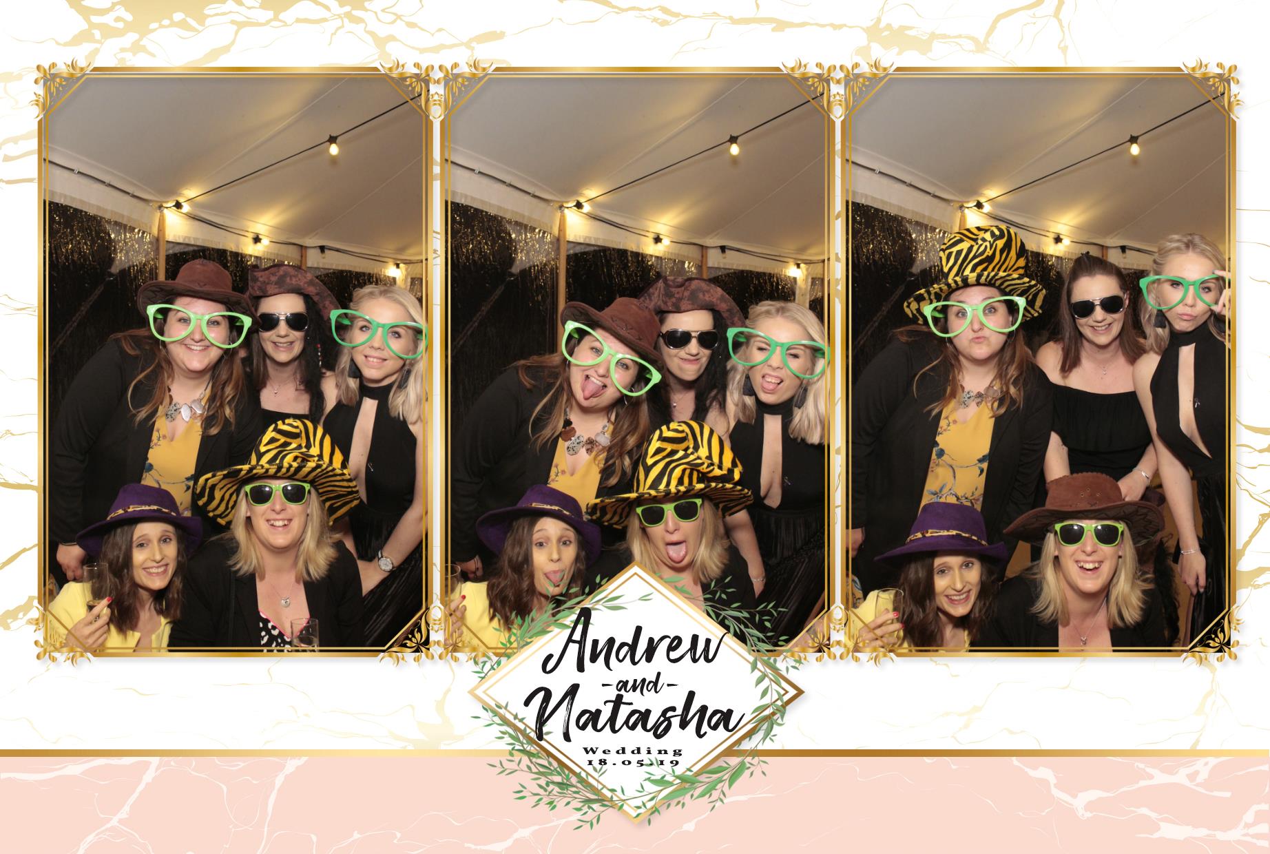 Andrew & Natasha's Wedding  | View more photos from the event at gallery.myphotoboothexperience.co.uk/u/MyPhotoBoothExperienceLtd/Andrew-Natashas-Wedding